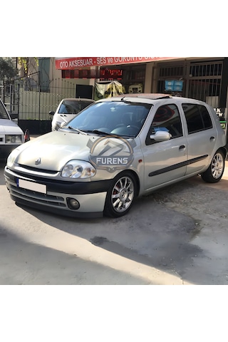 Renault Clio Symbol Hb Sedan 1998-2002 Uyumlu H Lip Esnek Ön Lip 2 Parça Karlık Ön Ek Tampon Altı Dill