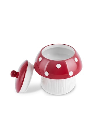 Karaca Cozy Mantar Saklama Kabı Kırmızı 520 Ml Çok Renkli