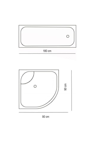 Banyo Perdesi 1x180x200 Tek Kanat Duş Perdesi Halka Hediyeli Duşakabin Perdesi 7976 Siyah Siyah