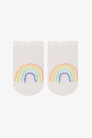 Penti Renkli Kız Çocuk Sunny Rainbow 4 'lü Patik Çorap
