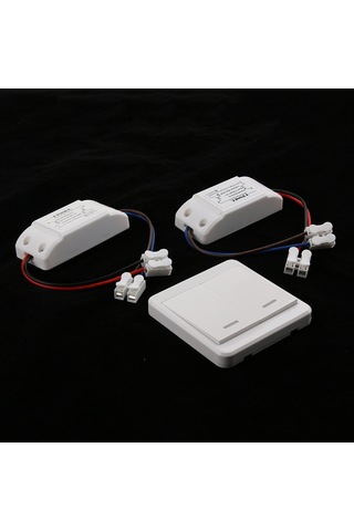 Homyl Çift Kanallı Ac85-260v 433.92mhz Rf Kablosuz Anahtar Tarif Edildiği Gibi