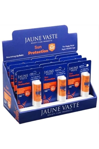 Jaune Vaste Sun Protection Spf50+ Lip Stick - 12'li Stand