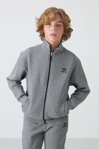 Tommy Life Erkek Çocuk Jogger Eşofman Takımı Gri Melanj
