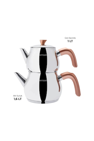 Emsan Pera Midi Çaydanlık Takımı Rose