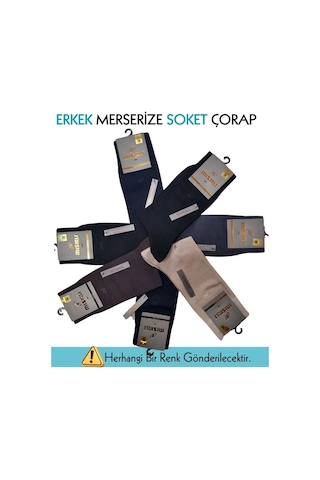 Kocabey Mısırlı 67000 Erkek Merserize Soket Çorap Asorti