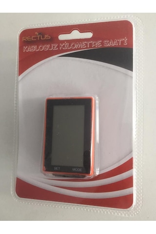 Kablosuz Kilometre Km Saati Yol Bilgisayarı Sayaç Hız Göstergesi Turuncu