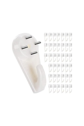 Dancemonkey Hasarlı Duvar Kancaları, Sıva/beton İçin, 40'lı Altın Set, Delme Yok Altın