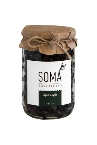Siyah Zeytin Boyasız Katkısız 500gr-2651
