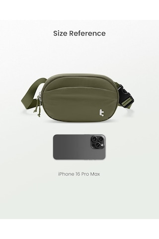 Tomtoc Kadın Bel Çantası/hip Bag Rfid Korumalı, 1,5 L Küçük Sling Çok Renkli