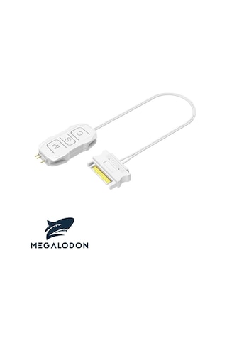Argb Kontrolcü 5v 3 Pin - Sata Kablo Argb Dönüştürücü Rgb Denetleyici Beyaz Renk