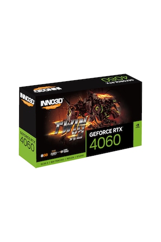 Inno3d NVIDIA GeForce RTX 4060 Twin X2 N40602-08D6-173051N 8 GB GDDR6 128 bit Ekran Kartı