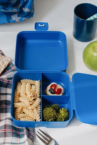 Renga Leya Monster Truck Desenli Pp Çocuk Beslenme Kabı 412003 Mavi Mavi