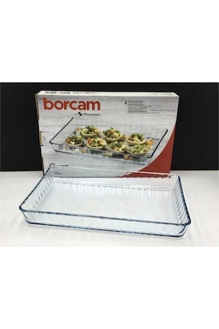 Paşabahçe 59984 Borcam Fırın Tepsisi 37 x 24 CM 2850 CC