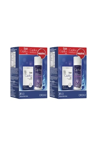 Capillus Men 60 Tablet Capillus Şampuan 200 Ml Hediyeli 2 Paketi