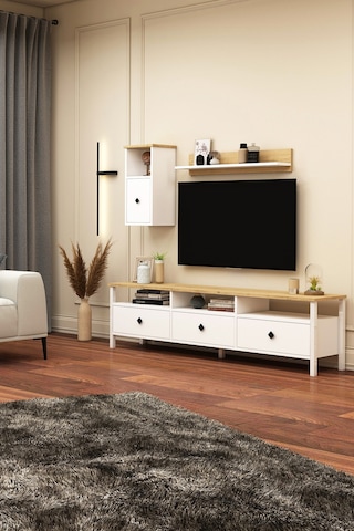 Remy Tv Ünitesi 180 Tv-d1u1 Sepet - Beyaz Sepet - Beyaz