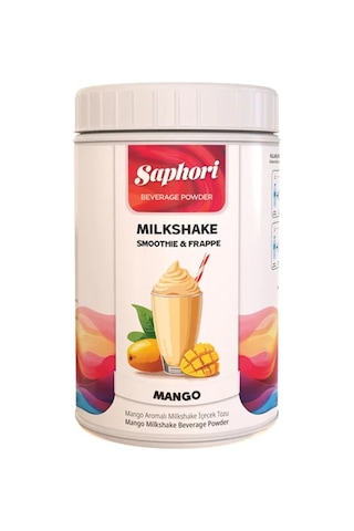 Saphori Mango Aromalı Milkshake & Smoothie İçecek Tozu 1 Kg 1 KG Saphori Mango Aromalı Milkshake & Smoothie İçecek Tozu 1 Kg 1 KG