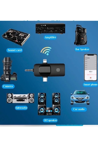Vothoon Yüksek Kalite Profesyonel 3 In 1 Kablosuz Taşınabilir Yaka Mikrofonu Youtube Facebook Tiktok