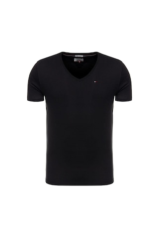 Tommy Jeans Erkek Original Jersey V Neck Siyah T-shirt Dm0dm04410-7307 Black