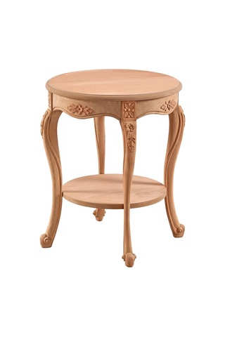 Mmb-trade Nexora Living 5913 Papatya Yuvarlak Saksılık 52x52x62 Cm Çiçek Desenli Dekoratif Saksı Standı, Raflı Çiçeklik Ve Klasik Yan Sehpa Mmbz Çok Renkli