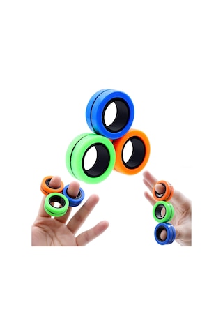 Manyetik Stres Yüzüğü Fidget Ring