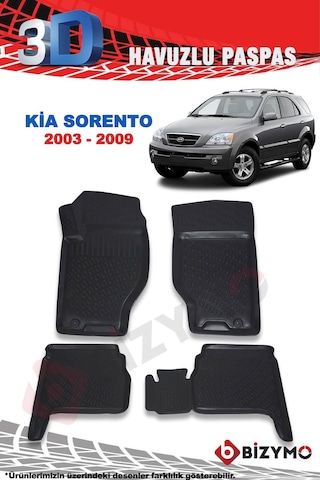 Kia Sorento 2003-2009 3D Paspas Takımı Bizymo