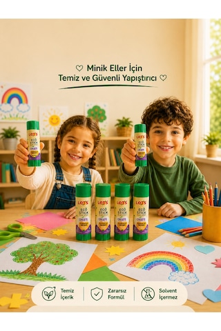 Eco Stick Yapıştırıcı 4 Lü Güvenli İçerik