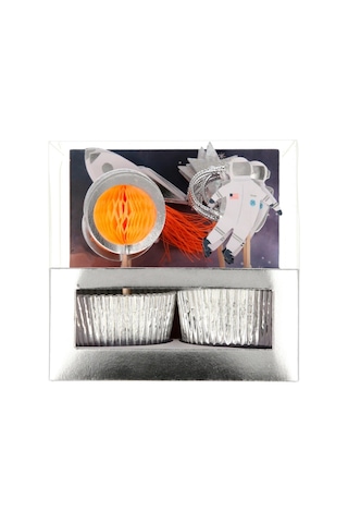 Meri Meri - Space Cupcake Kit - Uzay Cupcake Kiti -24lü
