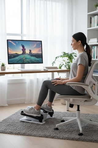 T-232 Stepper Egzersiz Aleti / Led Ekran / Ayarlanabilir Hız / Uzaktan Kumanda / Direnç Lastiği