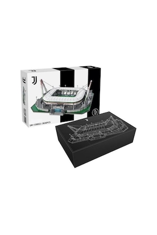 Cada C66021 Juventus Allianz Stadium Led Işıklı Maket Yapı Bloğu 3638 Parça
