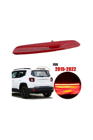 Novahub Yüksek Üçüncü Stop Sinyal Renegade Monte Lambası Lambası Lamba Jeep Için Fren Donanımı Araba 8247167aa 2015-2022 Md