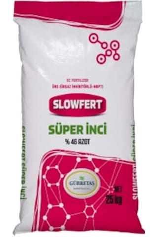 Slowerfert Süper Inci 25 Kg Akıllı Üre Azot Kaybına Son. Tüm Çim Fidan Ve Bitkiler Için 1 Adet