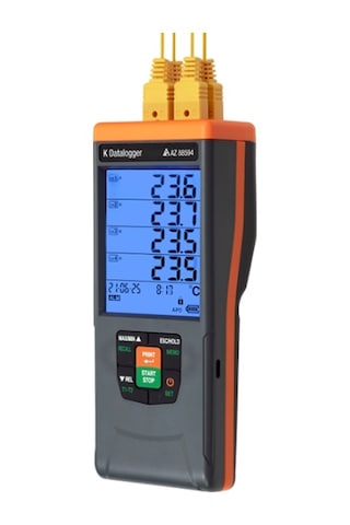 Az 88594 Glp 4 Kanallı K Tipi Termokupl Veri Kaydedici