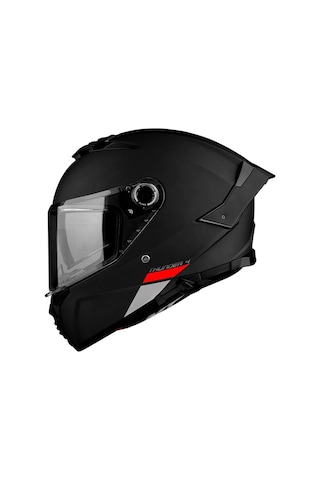 Mt Helmets Thunder 4 Sv Solıd A1 Şeffaf Vizör Motosiket Kaskı Mat Siyah