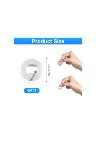 60 Adet Nfc Etiket 25 Mm Nfc Çıkartma Ntag213 Nfc 213 Gün Yeniden Yazılabilir Nfc Kartlar Programlanabilir 144 Bayt Bellek Nfc Çip Nfc Kart Nfc Çıkartma Tüm Nfc Özellikli Cep Telefonları Ve Cihazlar