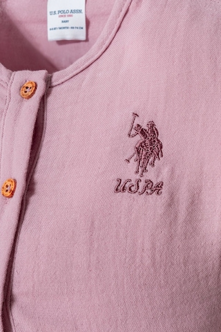 U.s. Polo Assn. Kız Bebek Mor Şort Takım Mor