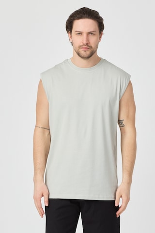 Urbantrendstore Unisex Erkek Kadın Pamuklu Antrenman Sporcu Atleti Oversize Kolsuz T-shirt Atlet Sporcu, Basketbol, Fitness, Jogging Fitness Spor Atlet Trend Atlet Gym Atlet Rahat Kalıp Salaş Günlük Atlet Gri
