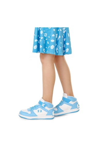 Kiko Kids Carde Günlük Cırtlı Kız Çocuk Spor Ayakkabı Bebe Mavi