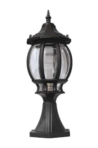 2 Adet Sekizgen Set Üstü Bahçe Armatürü, Set Üstü Modern Armatür, Bahçe Armatürü, 2 Ampul Hediye Diğer