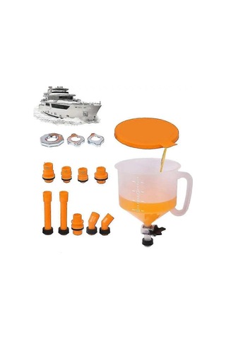 Dökülmeyen Radyatör Huni Seti Otomatik Soğutma Suyu Temizleme Kiti Radyatör Dökülmeyen Huni 15 Adet Vana Anahtarlı Antifriz Hunisi Diğer