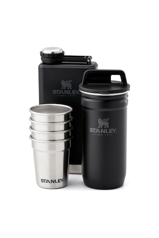Stanley Unisex Termos Stan Adv Gift Box Shot Gl St H.Grn +Flask-E