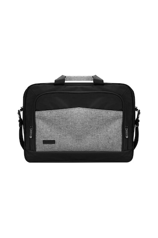 Addison 300803 15.6 Siyah/gri Bold Bilgisayar Netbook Çantası Addison Gri-Siyah