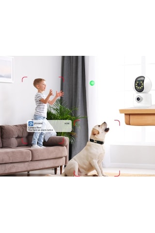 Konyax Çift Lensli İç Mekan Wi-fi Kamera