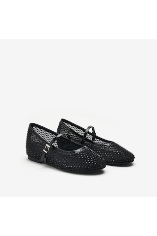 Nero Black Sandalet Kadın 1f6070ds Donna Serena T. 6070ds Rete siyah