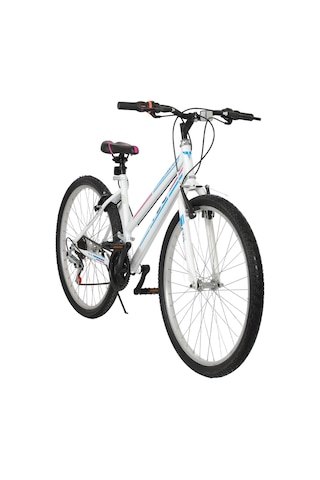 Bisiklet Vision Tec Eros 26" Jant 21 Vites Kadın Dağ Bisikleti Beyaz - Pembe &amp Vitesli Bisiklet Çok Renkli