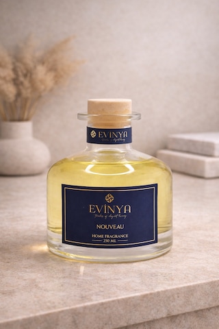 Nouveau Bambu Çubuklu Oda Kokusu 250 Ml Premium & Uzun Süre Kalıcı Reed Diffuser Elma - Tarçın