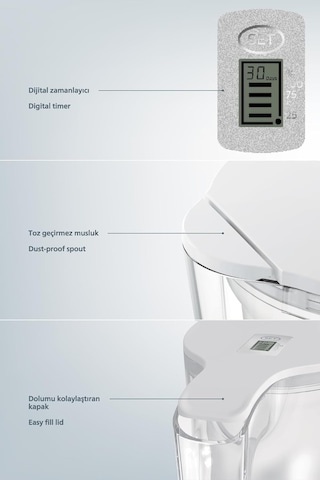 Philips Su Arıtmalı Filtreli Sürahi 3,5l Beyaz Awp2937wht/62 Genel