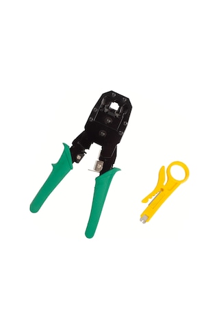 Rj9 Rj45 Rj11 Telefon Jack Sıkma Pensesi Data Kablosu Test Cihazı