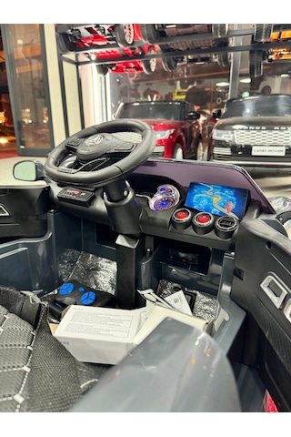 Mercedes Gtr 12 Volt Akülü Araba Antrasit