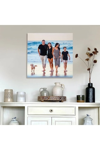 Premium Kişiye Özel Metal Poster Tablo Full Hd Kalite Baskı 20x20 Cm Çok Renkli