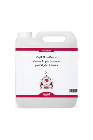 Premium Yeşil Elma Esansı 5 Litre